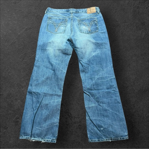 Vintage Ecko Unltd Jeans Men Size W38 Boot‎ Cut 32L Light Wash Hang 'Em High - Picture 3 of 11